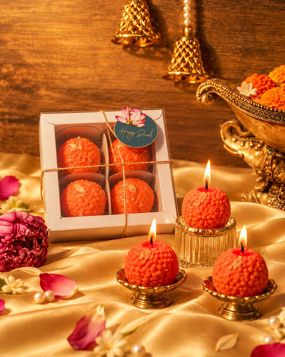 Laddu Candle Set