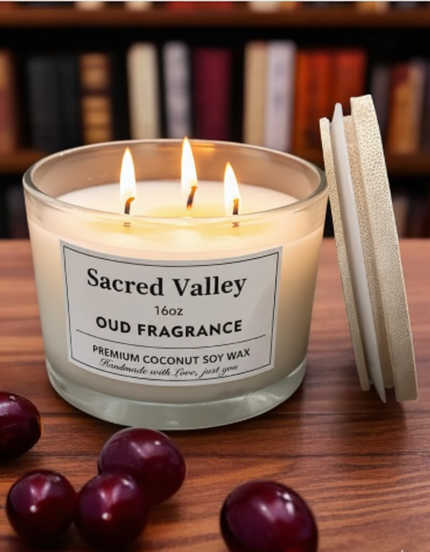 Coconut-Soy Wax Candle 16 OZ- Buy 2 Get 1 Free