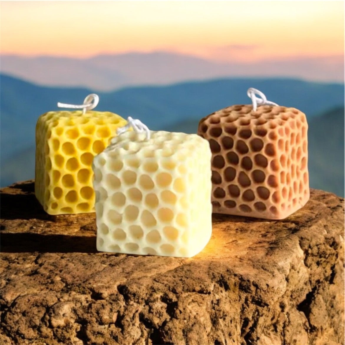 Honey Comb Candle (Coconut and Soy Wax blend)